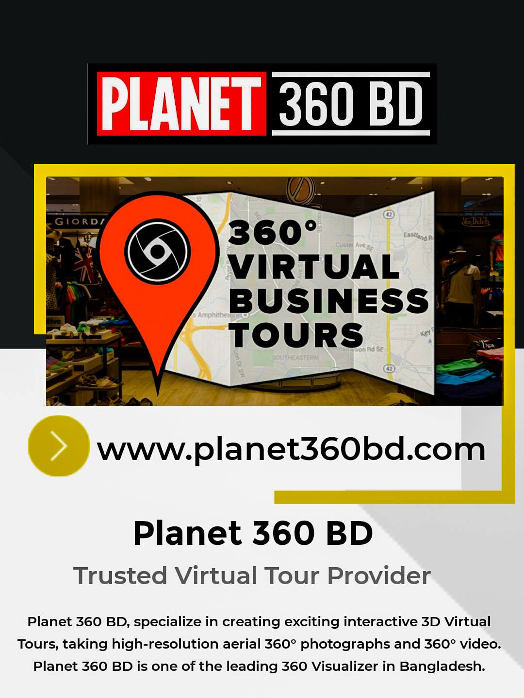 Professional 360 Virtual Tour Service In Dhaka Bangladesh